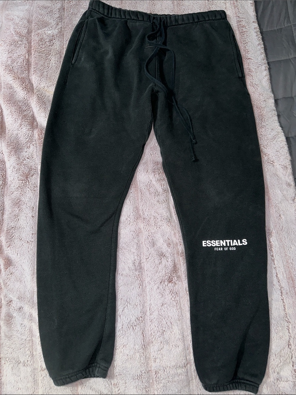 Essentials  Black Sweatpants size medium